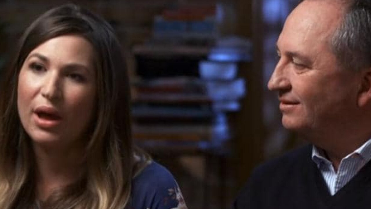 Barnaby Joyce and Vikki Campion's "tell all" interview went to air in June 2018. Picture: Channel 7.