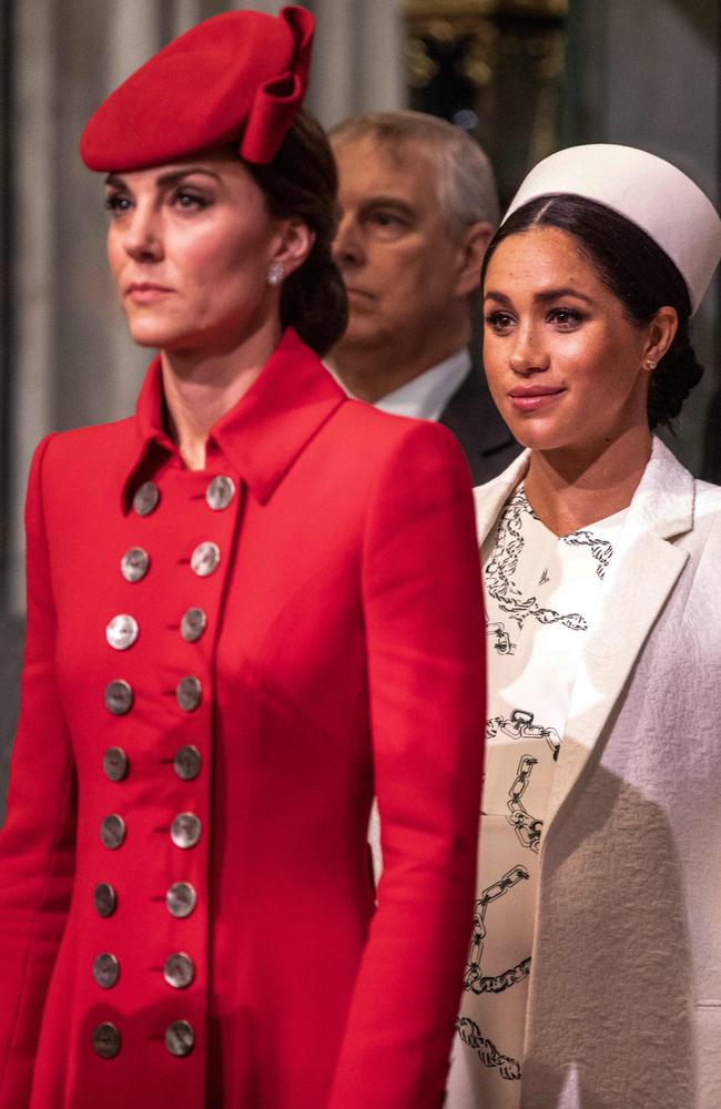 Kate and Meghan couldn’t be more different. Picture: Richard Pohle / POOL / AFP.