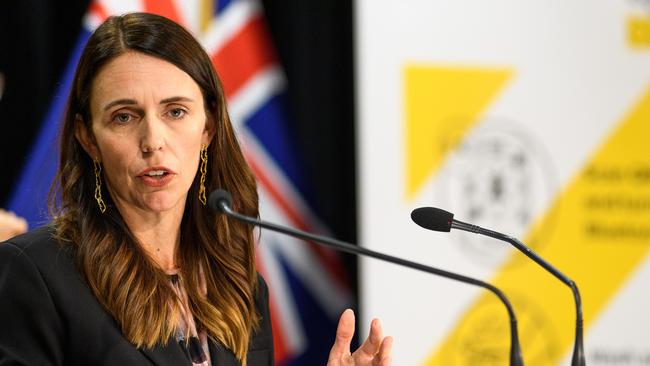 New Zealand Prime Minister Jacinda Ardern has ordered the country into a three-day lockdown. Picture: Mark Tantrum/Getty Images