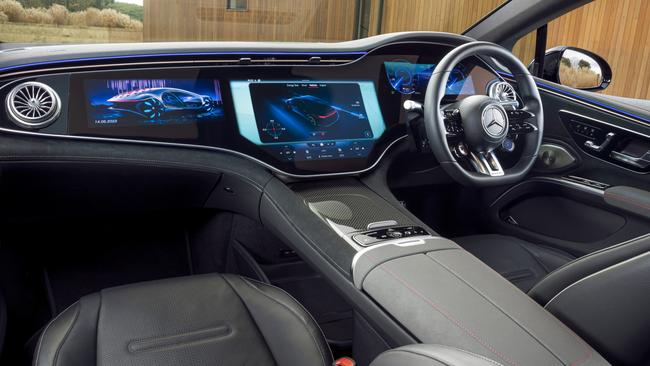 There is serious wow factor inside the Mercedes-AMG EQS 53 4Matic+.