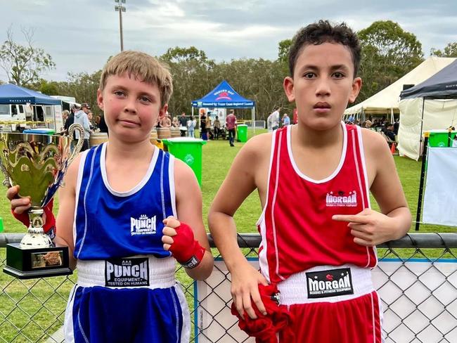 Beau Von Pein took home a win at the Hervey Bay fights