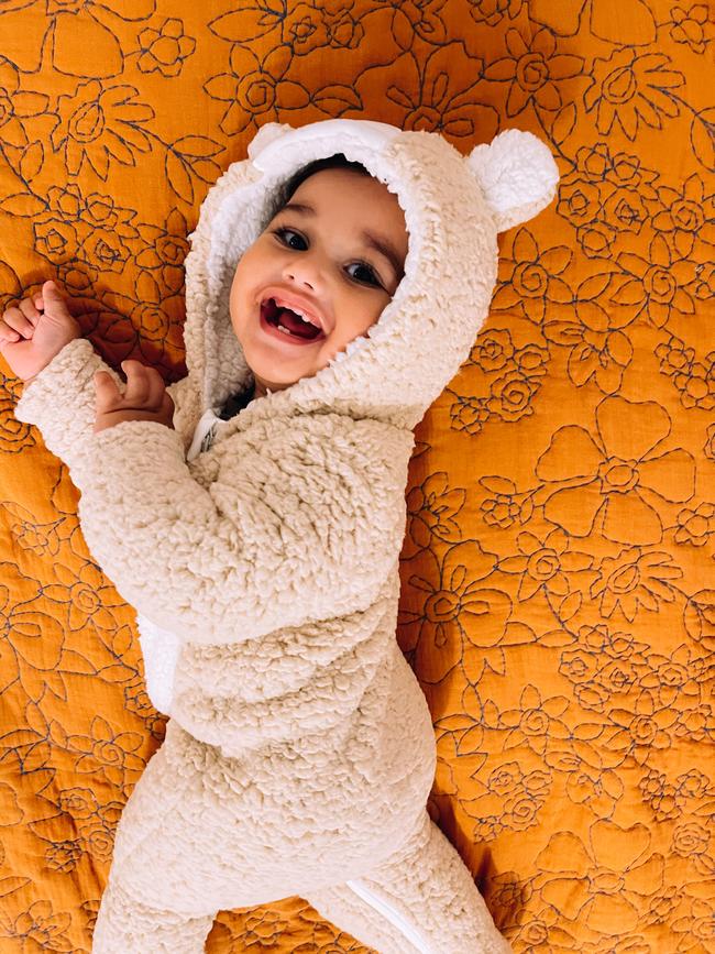 Zayn Alexander Perkins is a little teddy bear. Picture: Azeema Perkins