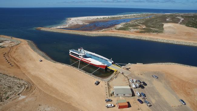 The Lucky Bay dock which will be turned into a grain export terminal.