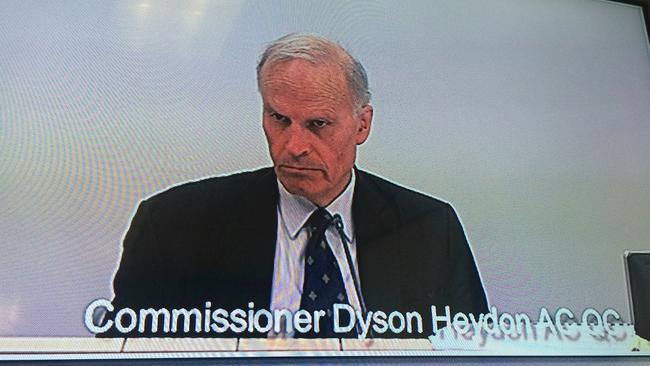 Trade Union Royal Commissioner Dyson Heydon.