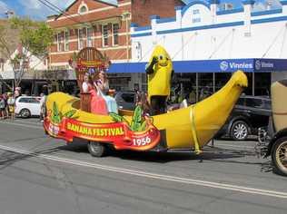 The Murwillumbah Banana Festival's street parade has been cancelled due to anti-terrorism laws. Picture: Nikki Todd