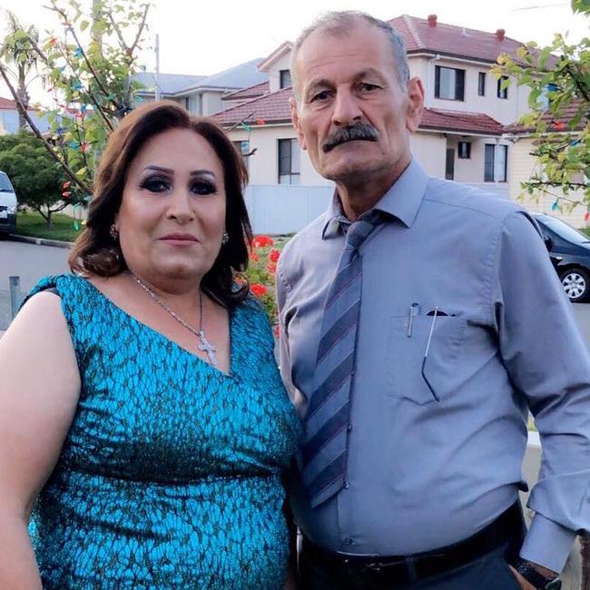 Adel pictured with late wife Saeeda Akobi Jjou Stu.