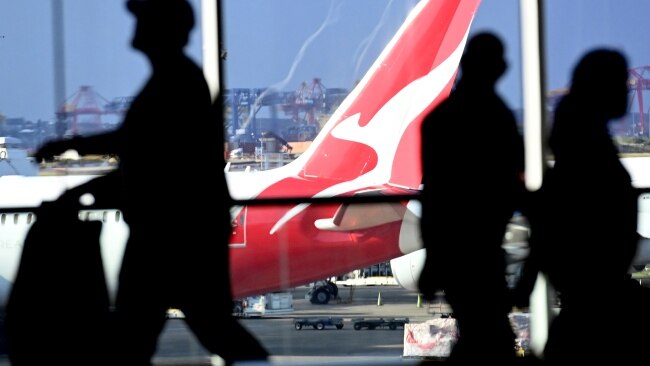 A Qantas flight travelling from Sydney to the Philippines on New Year’s Day was forced to turn back around after a power outage hampered air traffic operations in Manila. Picture: NCA NewsWire / Jeremy Piper.