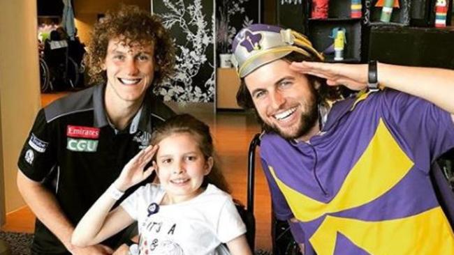 Chris Mayne as a Starlight Foundation ambassador.