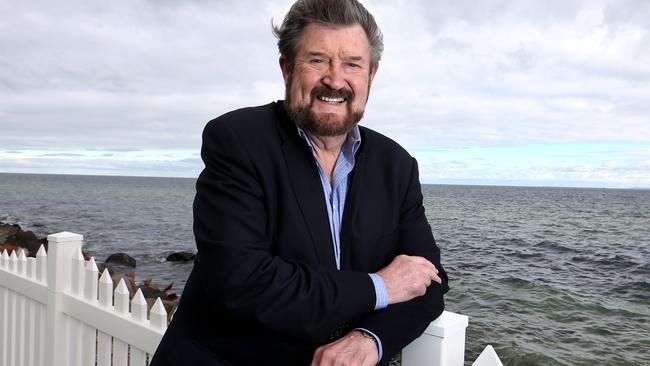 01/07/2016 Derryn Hinch at Riva Restaurant in St Kilda after winning a senate seat for The Derryn Hinch Justice party. David Geraghty / The Australian.