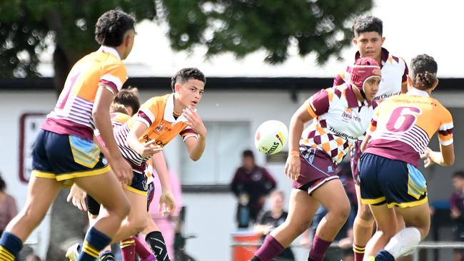 BBOB (Year 7): Keebra Park Vs Mabel Park Schoolboy rugby league grand final Tuesday August 20, 2024. Picture, John Gass