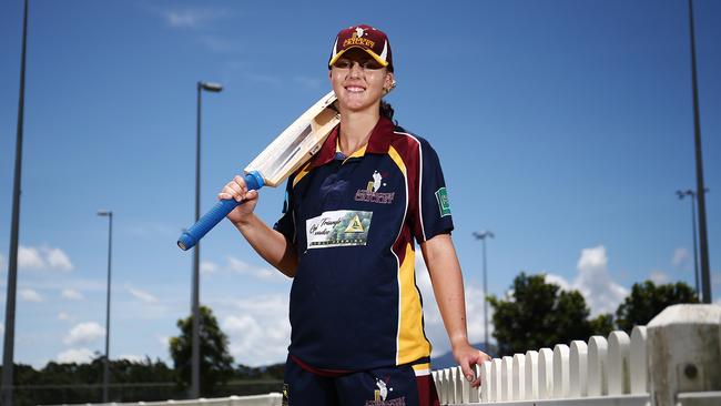 Kairi teenager Amy Hunter was named in Australia’s under-19s women’s cicket team to tour Sri Lanka. Picture: Brendan Radke