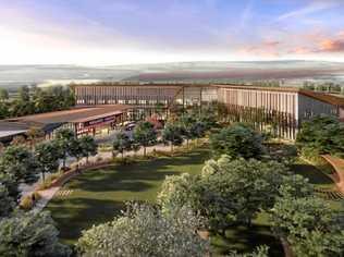 An artist's impression of the new hospital after the redevelopment at Kingaroy. Picture: Darling Downs Health