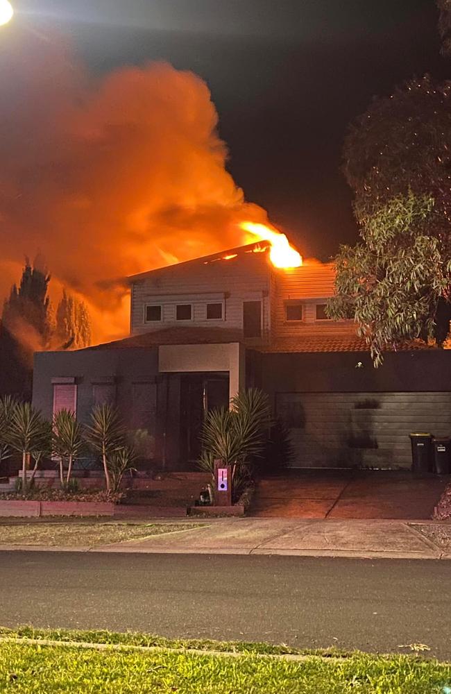 A house fire in Caroline Springs is also believed to be linked.