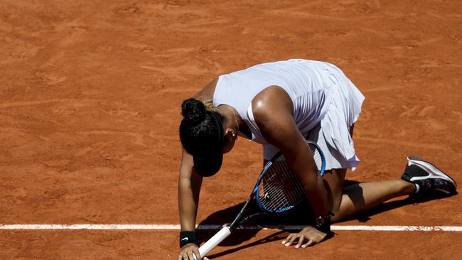 Naomi Osaka said defeat was a godsend