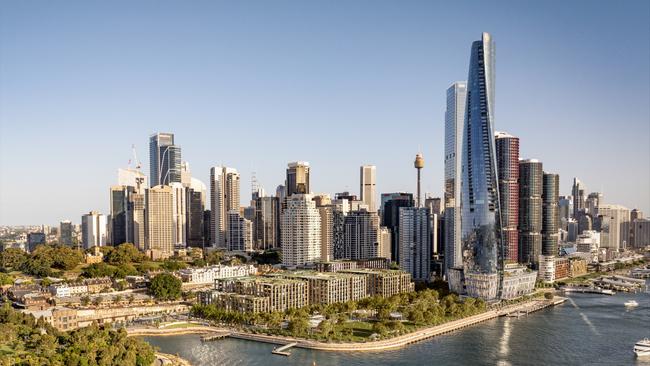 AQUALAND - Central Barangaroo - Aerial - Artist impression. Picture: Supplied