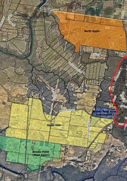 Developers have withdrawn plans to rezone 1176ha in Appin.