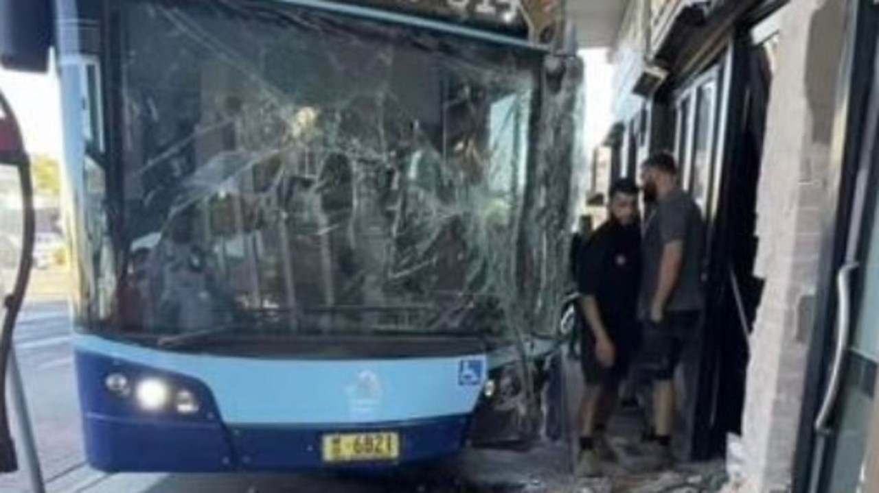 Shocking CCTV of bus ploughing into shopfront in Greenacre | Daily ...