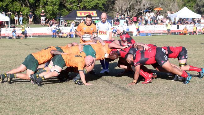 GCDRU First Grade (Phil Temperton Cup) Grand Final. Dolphins vs. Knights. 19 August 2023 Broadbeach Waters Picture by Richard Gosling