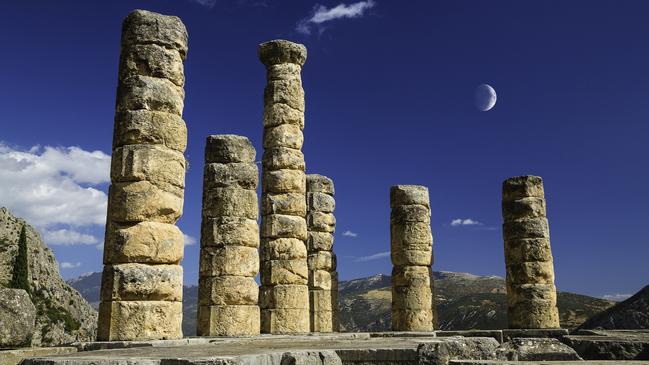 Temple of Apollo in Delphi.