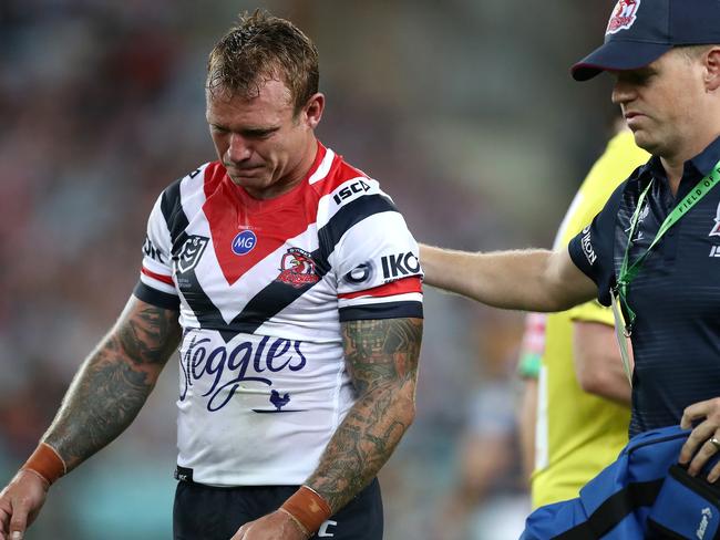 Jake Friend was forced into retirement in 2021. Picture: Getty Images