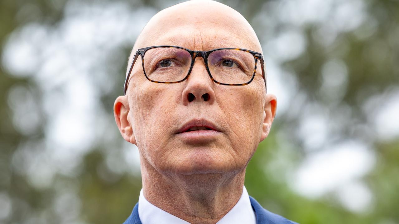 Peter Dutton has a small window to put the mess created by his WFH backflip behind him. Picture: Thomas Lisson
