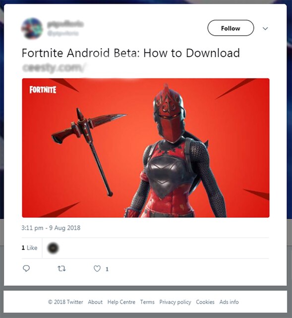 Some scammers link to Fortnite news articles, but use ad links that earn them cash when you click