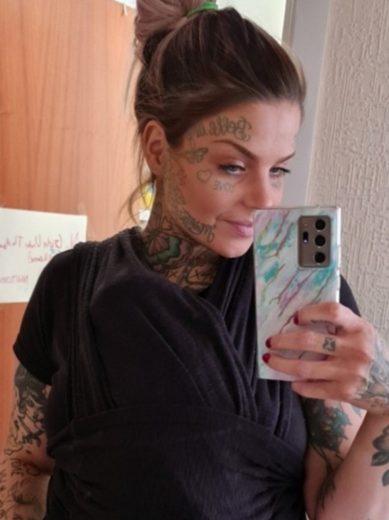 She first got inked at 15. Picture: Claire Elsie-Rose