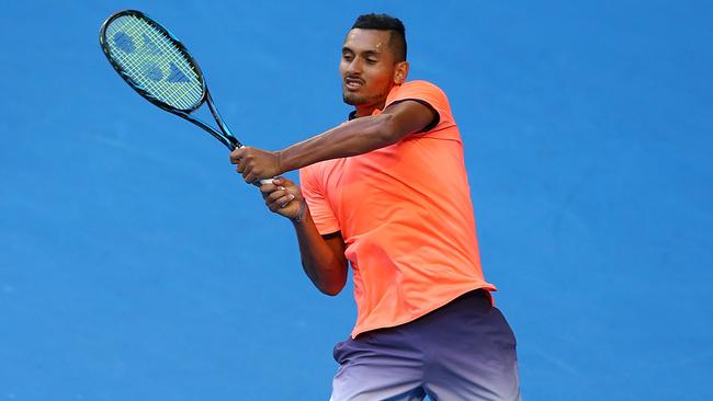 Nick Kyrgios will play on Hisense Arena on the first day of the Australian Open. Picture: Getty