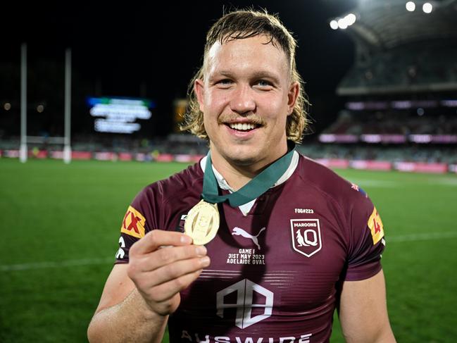 SOO 2023 RD01 Queensland v New South Wales - Reuben Cotter, Man of the Match Picture NRL Photos