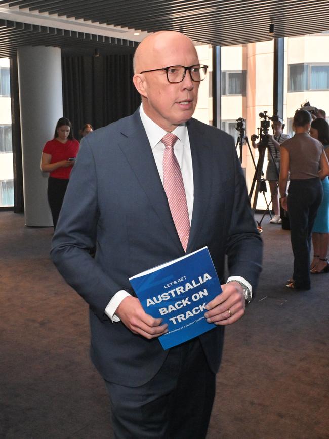 Leader of the Opposition Peter Dutton has a fight on his hands. Picture: NewsWire / Brenton Edwards