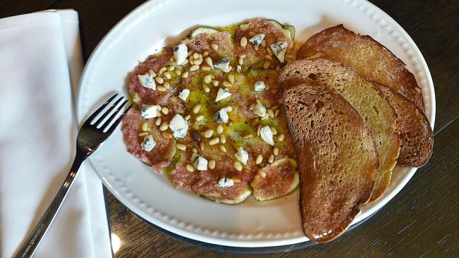 Fig Carpaccio. Picture: Nicki Connolly.