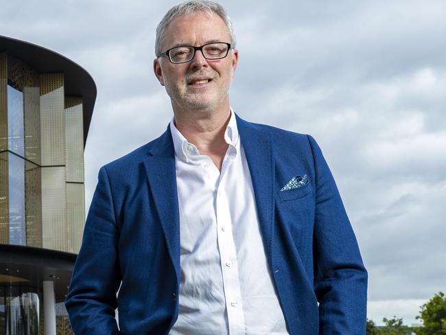 Michael Hill Chief Executive Officer and Managing Director Daniel Bracken at their new Cannon Hill head office, Friday, September 16, 2022 - Picture: Richard Walker