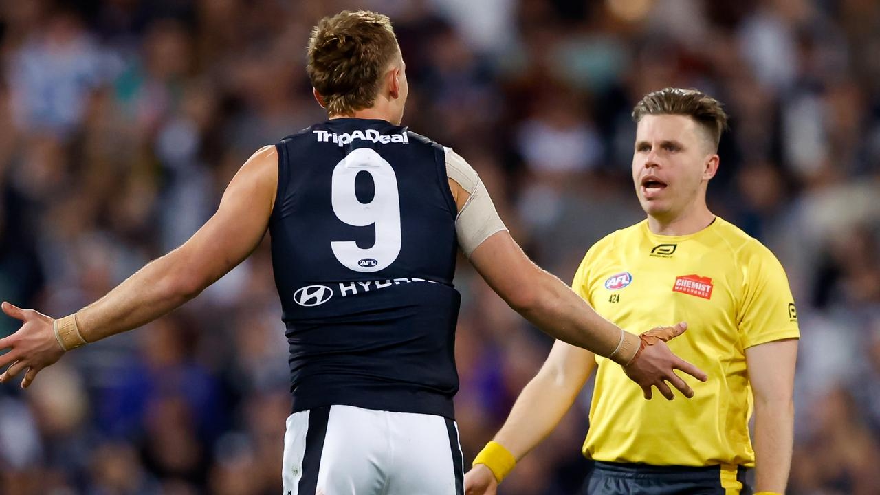 Umpires awarding unexpected votes is a Brownlow tradition. Picture: Dylan Burns/AFL Photos via Getty Images