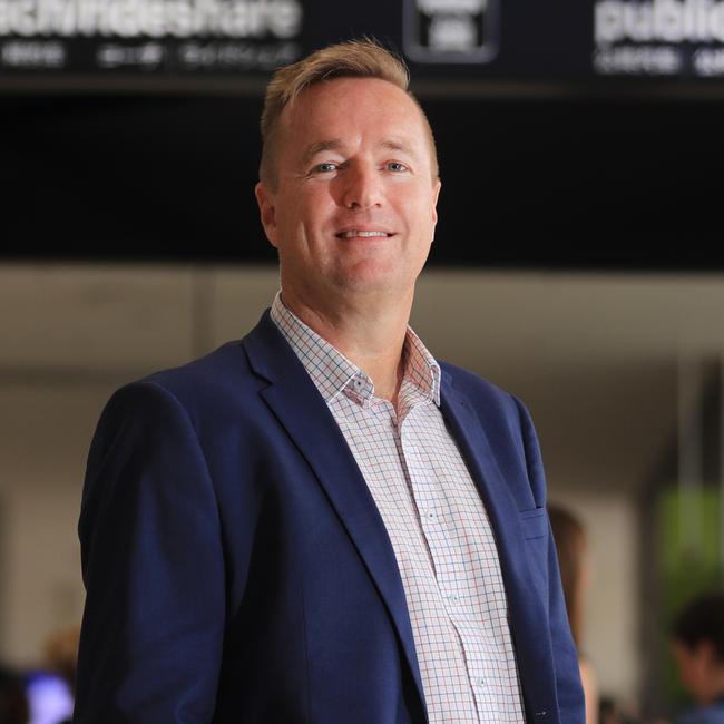 Gold Coast Airport CEO Chris Mills. Picture: Scott Powick