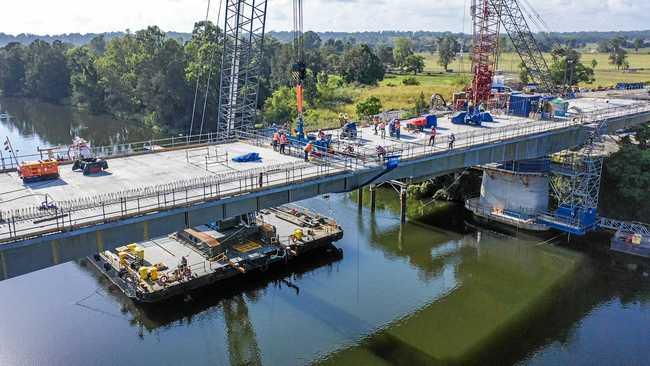 NEW OPPORTUNITIES: The completion of the new Grafton bridge, due to open before Christmas, will signal a new era for the city. Picture: RMS