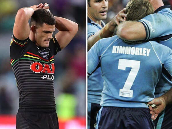 Brett Kimmorley has a message for Blues halfback Nathan Cleary.