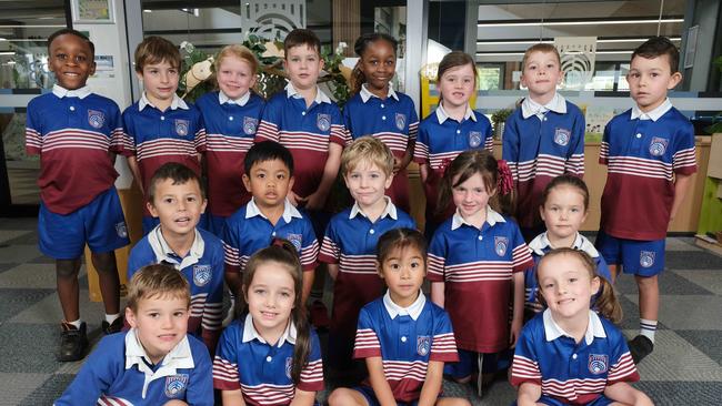 Kardinia International College. Back Row L-R: Anjola Odeleye, Toby Foster, Sloane McNeill, Nash Bond, Biola Odeleye, Adele Ludbrook, Oscar Drady, Max Montgomery Middle Row L-R: Darcy Jones, Gabriel Torres, Albie Matthews, Penelope Knight, Claudia McCarthy Front Row L-R: William Meys, Alexa Dojkovski, Lilly Nguyen, Rosie Farrell Picture Mark Wilson