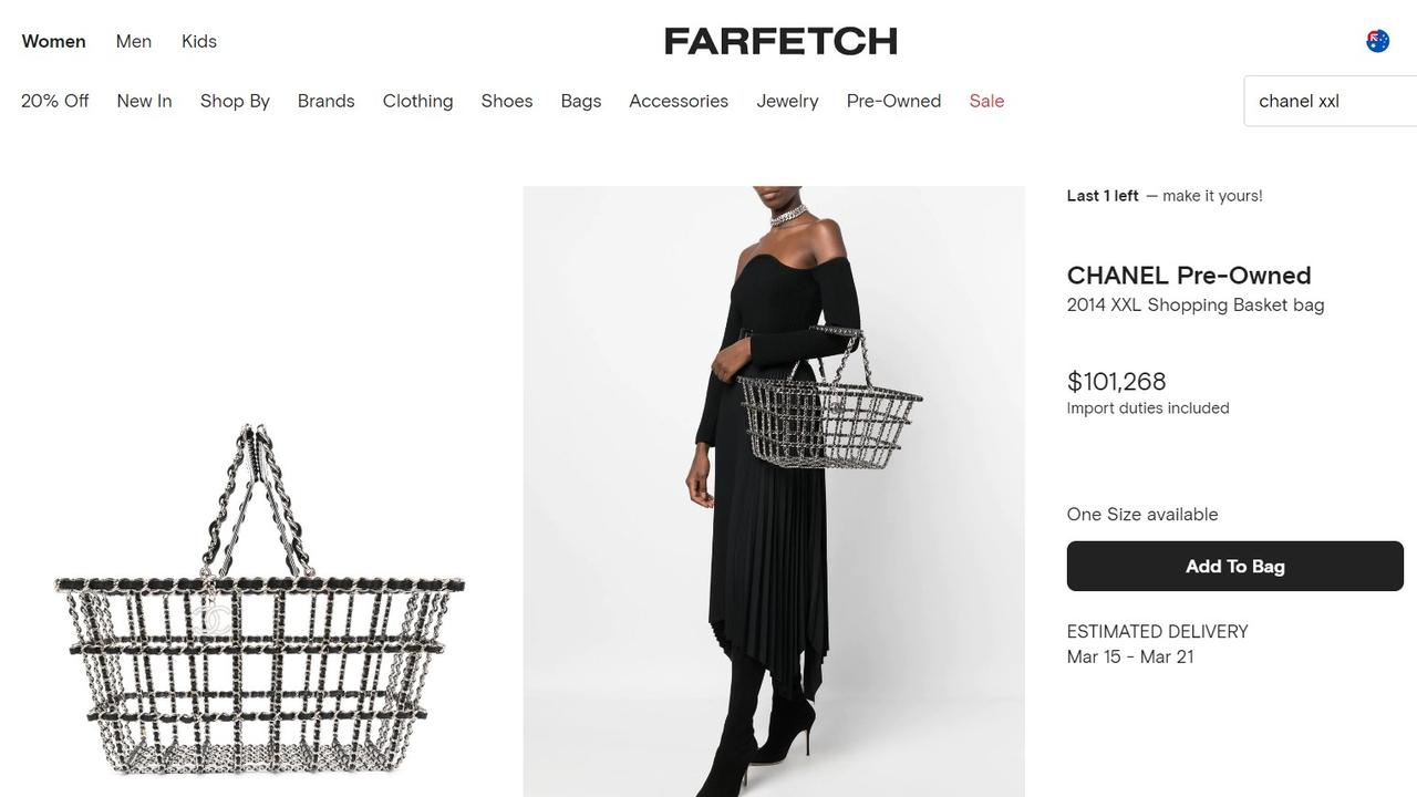 CHANEL Pre-Owned 2014 XXL Shopping Basket Bag - Farfetch