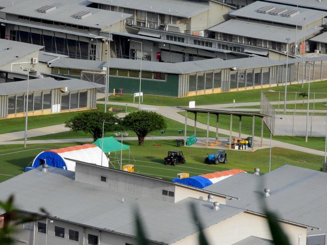 The Christmas Island detention centre where Australians are being quarantined amid fears of having coronavirus. Picture: Nathan Edwards