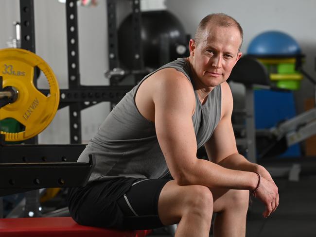 FEELING PUMPED: Will McDonald has continued an intense fitness program throughout his chemotherapy and radiotherapy treatment. Picture: KERYN STEVENS