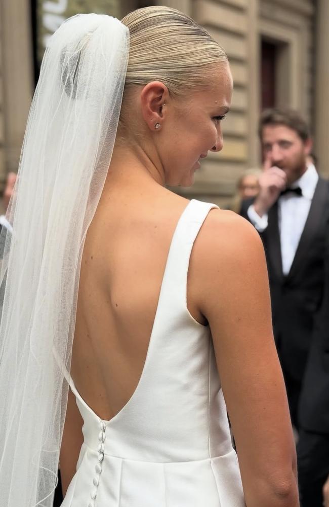 Claudia Piva on her wedding day. Pic: Instagram