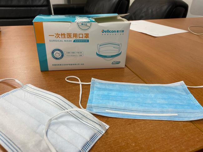 Some of the face masks that have been deemed inferior by the Therapeutic Goods Administration.Dellcon Surgical Mask - fake product, with a failed test.Stanards - resistence to fluids and blood, from inside and outside the mask, claiming to be surgical grade, which is level 3.120mmg, level one160mmg is level three.