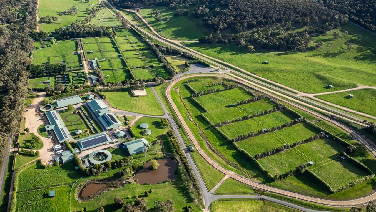 Bruce Dixon is selling the 120-hectare Macedon Lodge horse training centre.