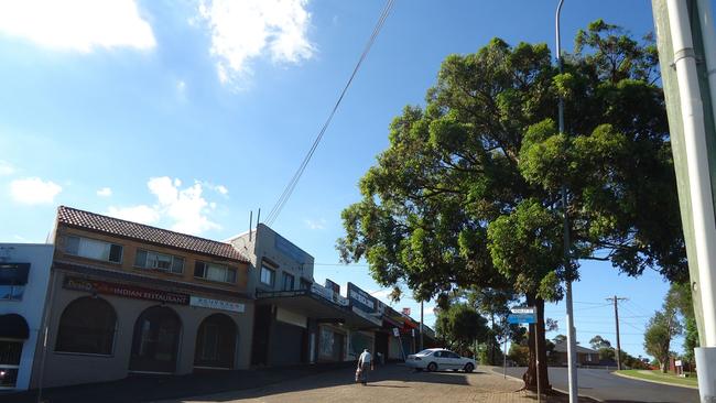 The Artillery Cres shops at Seven Hills where the coffin robbery took place in the afternoon.