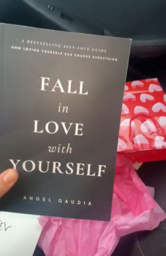 He got her a self-help book. Picture: TikTok/@self_daily_love