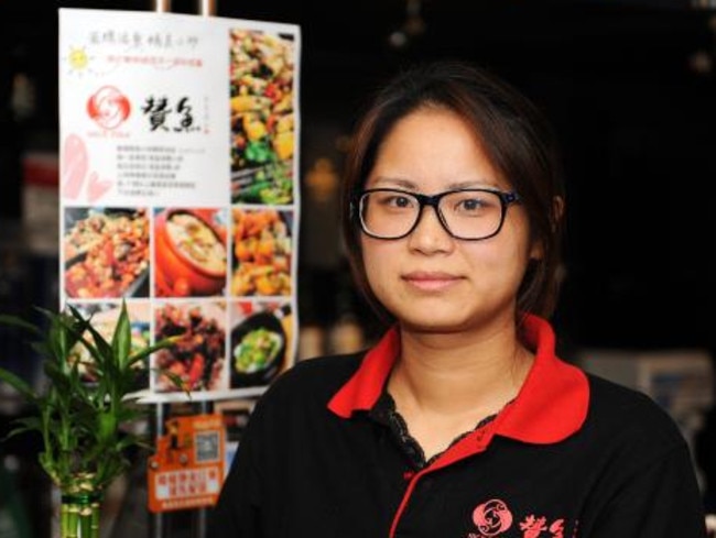 Nice Fish Chinese Restaurant manager Olivia Zhu. Picture: Greg Higgs