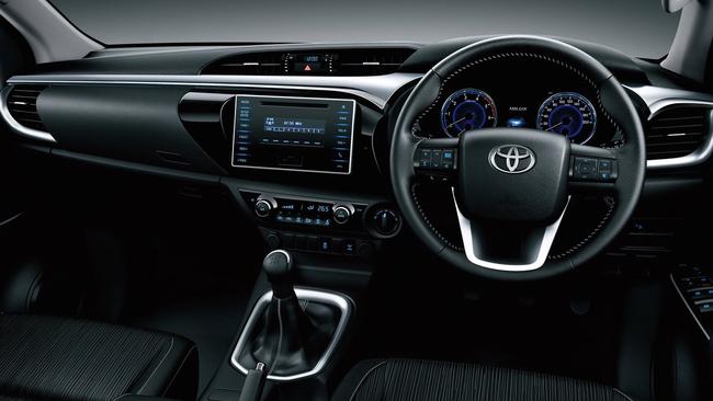 Lap of luxury ... yes, this is the interior of the new Toyota HiLux. Picture: Supplied.