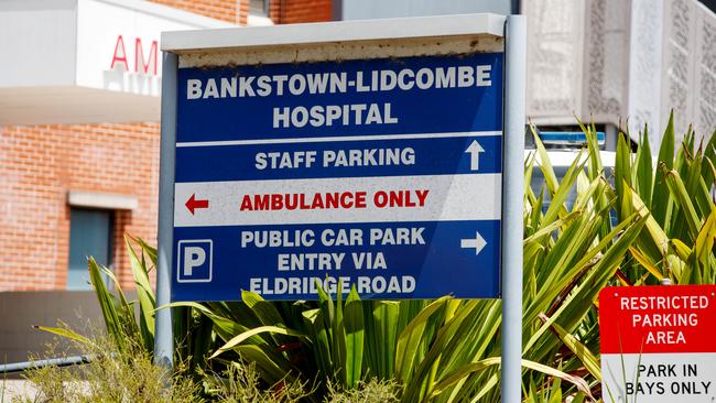 Bankstown Hospital, in Sydney’s west, where the two nurses were employed. Picture: NewsWire / Nikki Short