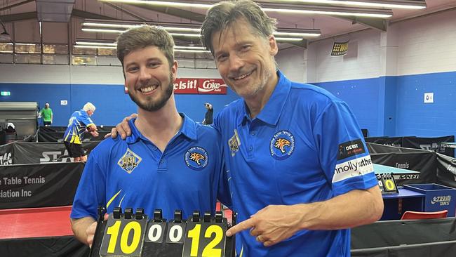 Stardust was sprinkled across the Townsville Table Tennis hall on Sunday as Game of Thrones star Nikolaj Coster-Waldau took to the table.