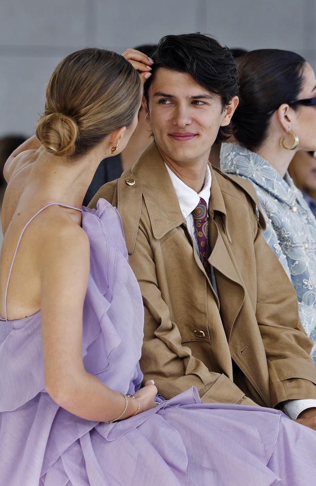 Count Nikolai of Monpezat and Benedikte Thoustrup pictured at the Aje show at Barangaroo. Picture: Sam Ruttyn